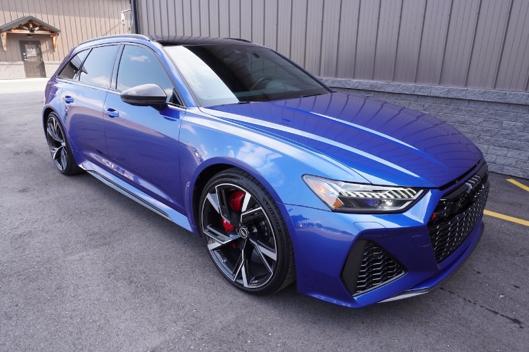 Used 2021 AUDI RS-6 AVANT for sale Sold at Geneva Motor Haus in Burlington WI 53105 6
